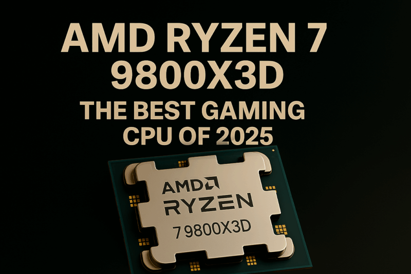 AMD Ryzen 7 9800X3D 🖥️ – The Best Gaming CPU of 2025?