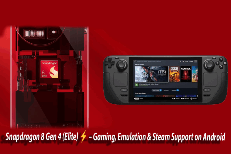 Snapdragon 8 Gen 4 (Elite) ⚡ – Gaming, Emulation & Steam Support on Android