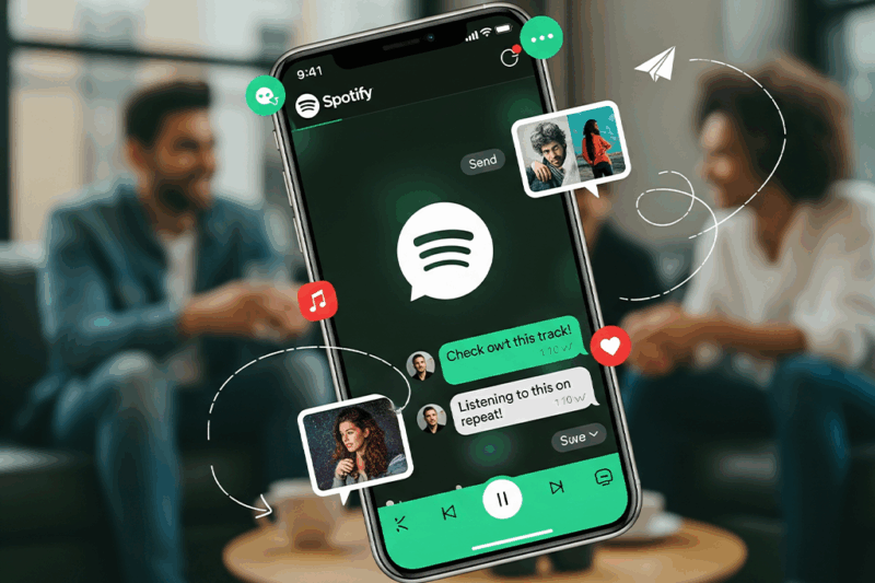 Spotify Adds Messaging: Music App Pushes Social Features Further