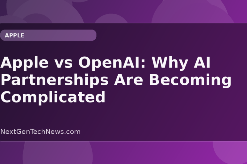 Apple vs OpenAI: Why AI Partnerships Are Becoming Complicated