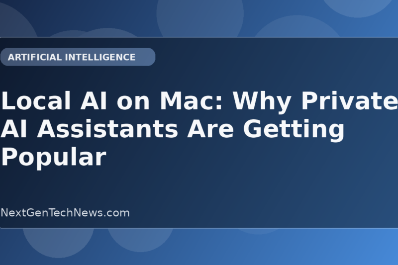 Local AI on Mac: Why Private AI Assistants Are Getting Popular